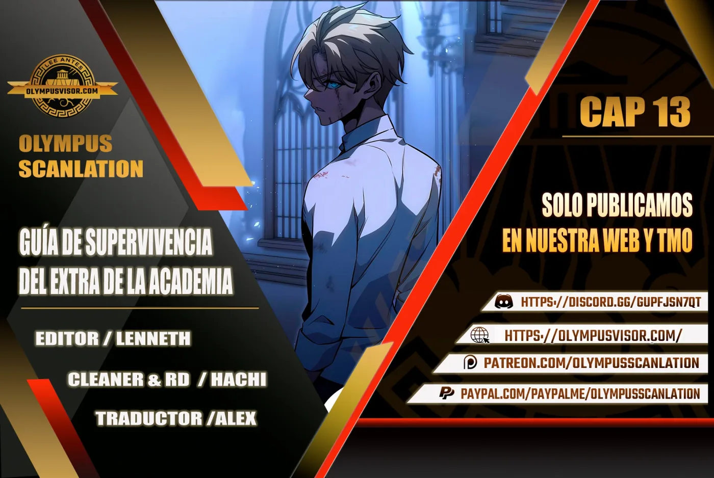 Guia de supervivencia del extra de la academia capítulo 13, página 1