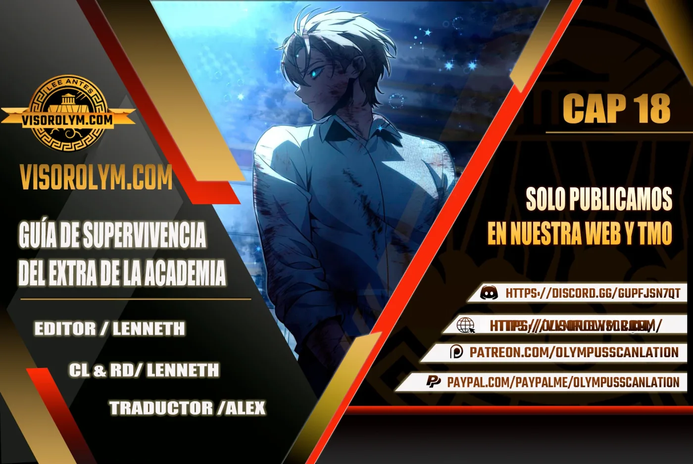 Guia de supervivencia del extra de la academia capítulo 18, página 1