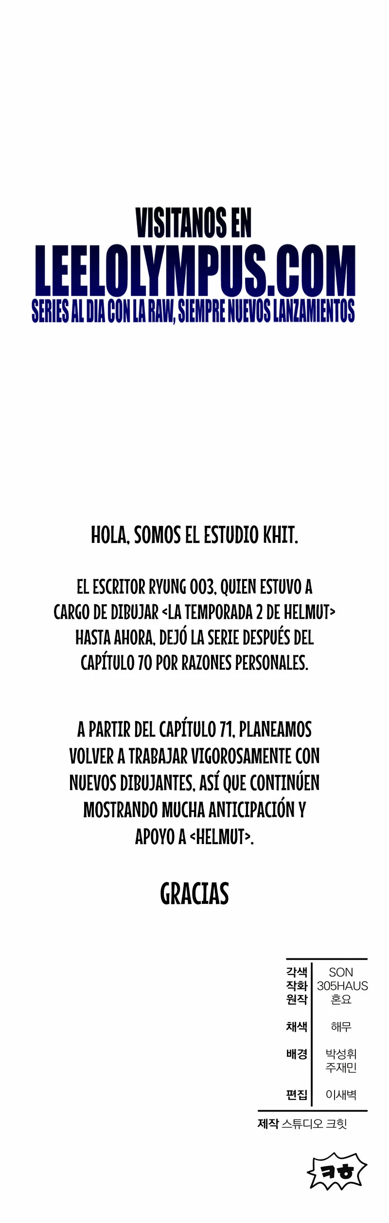 Helmut: El Niño Abandonado capítulo 71, página 30