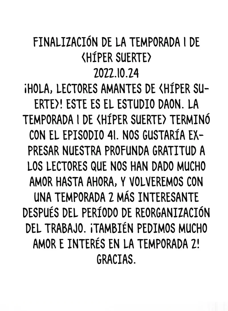 Hiper Suerte capítulo 41.5, página 2