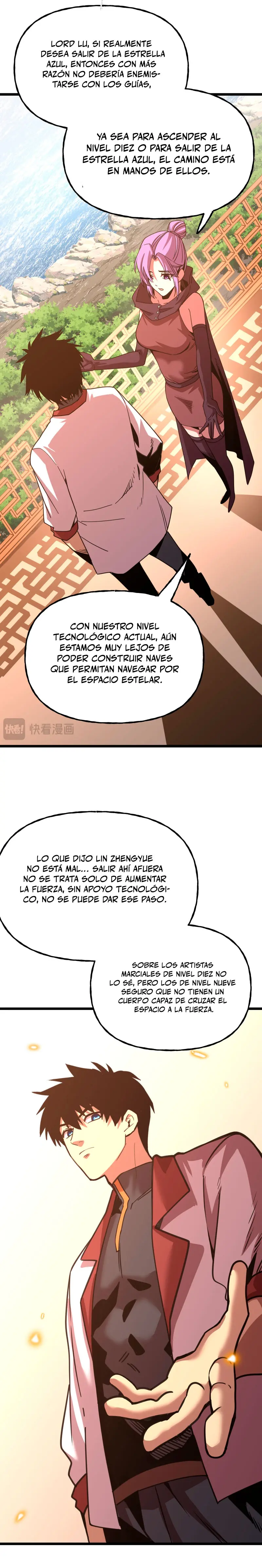 Iniciando sesión en 10,000 años en el futuro capítulo 207, página 17