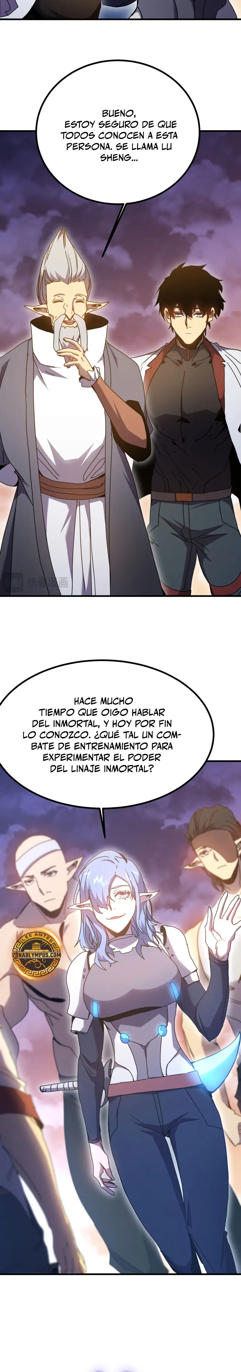 Iniciando sesión en 10,000 años en el futuro capítulo 256, página 25