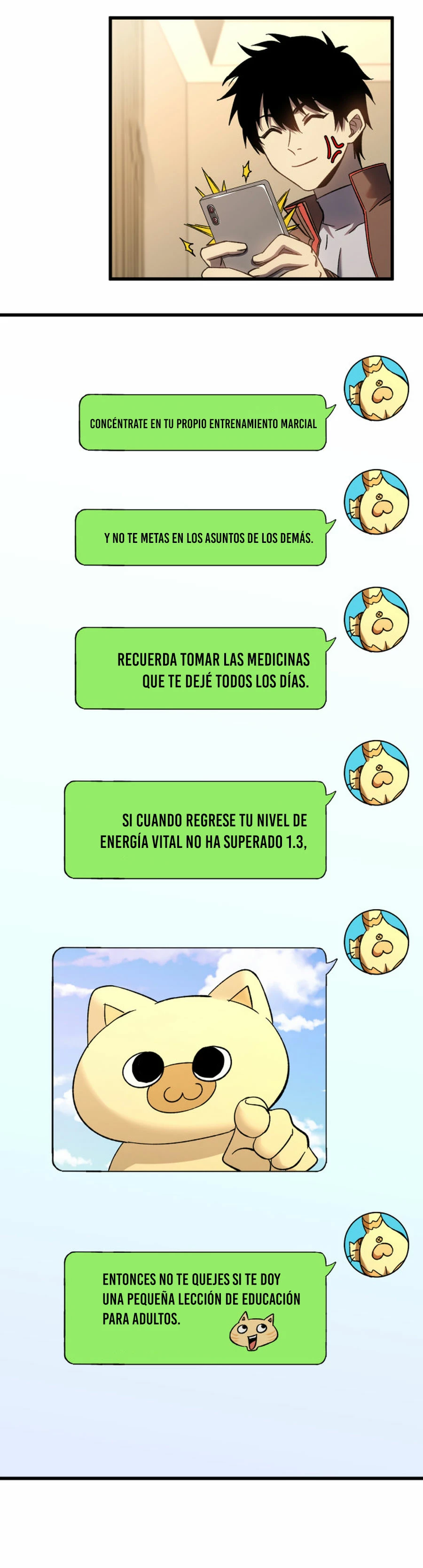 Iniciando sesión en 10,000 años en el futuro capítulo 36, página 14