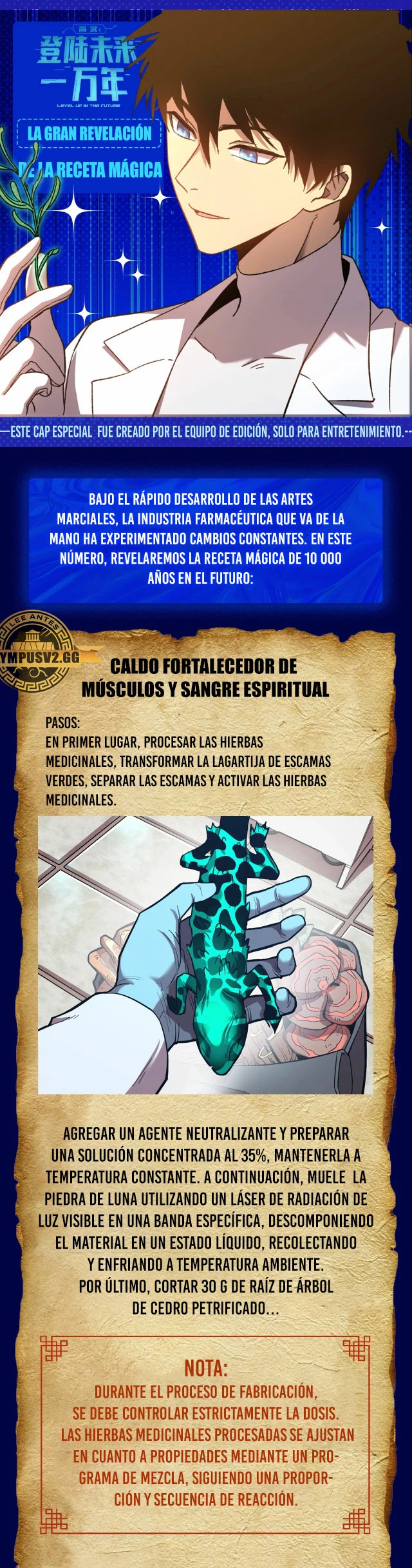 Iniciando sesión en 10,000 años en el futuro capítulo 61.05, página 2