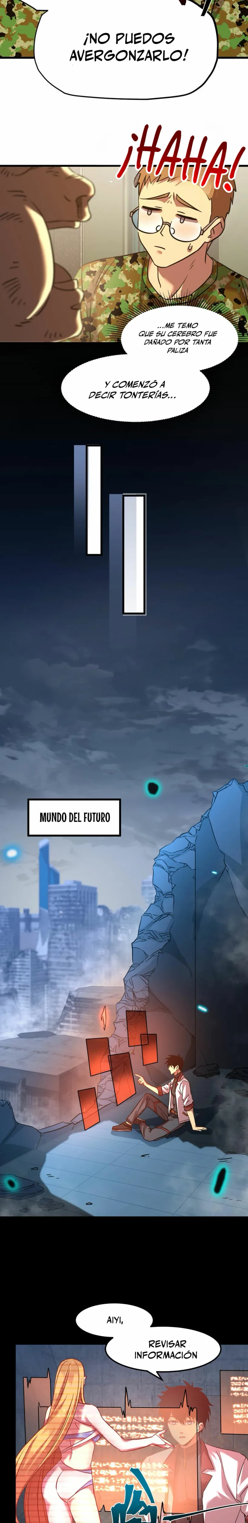 Iniciando sesión en 10,000 años en el futuro capítulo 98, página 9