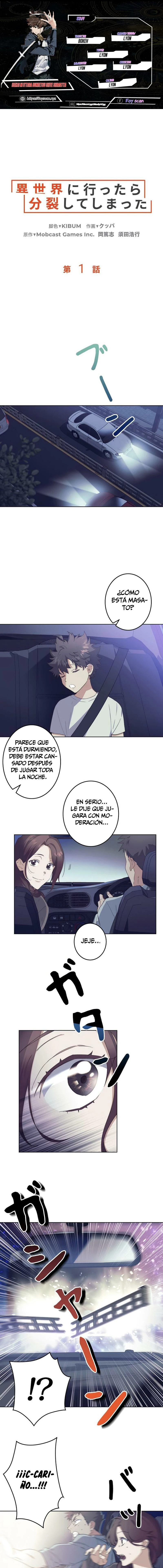 Isekai ni Ittara Bunretsu Shite Shimatta capítulo 1, página 1