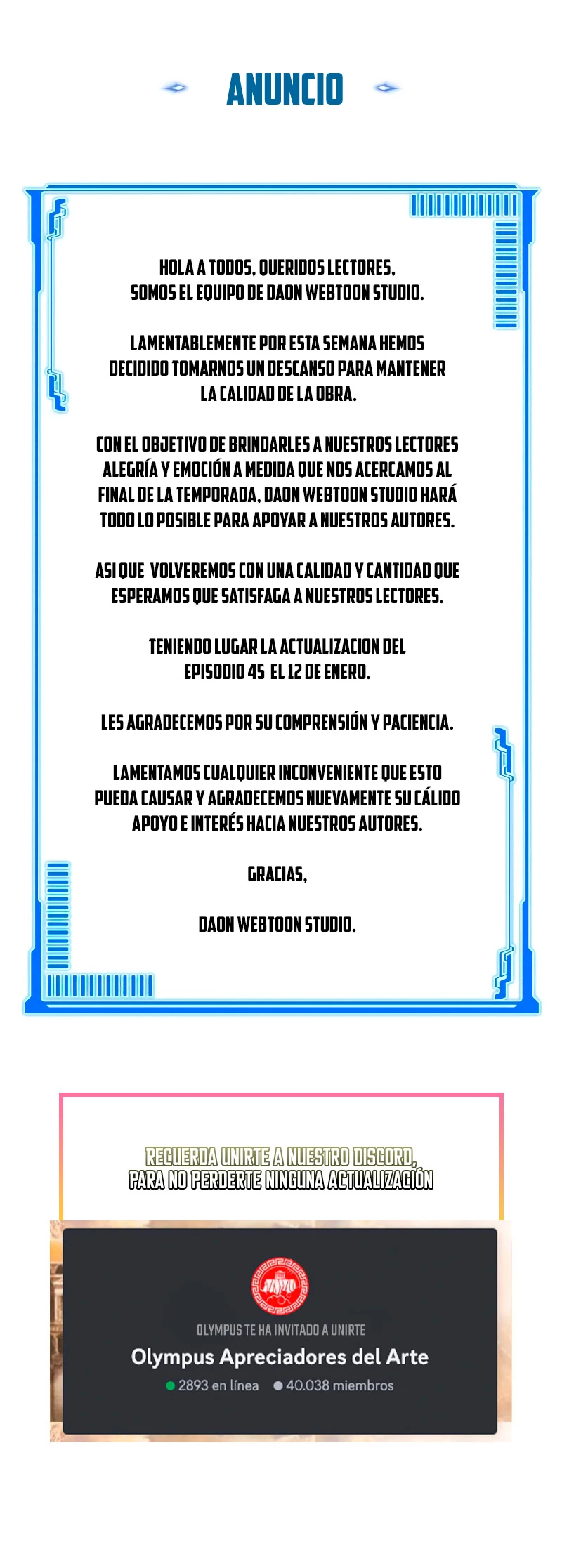 La 31ma pieza revierte la situación capítulo 44.5, página 1