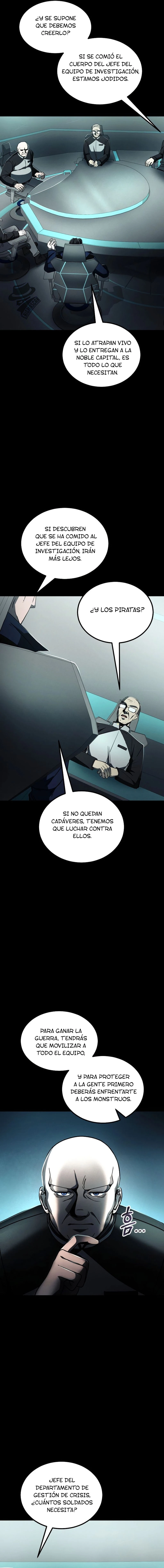 La evolución del esqueleto de otro mundo capítulo 10.5, página 9