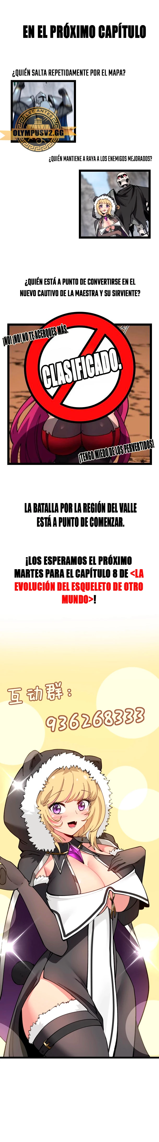 La evolución del esqueleto de otro mundo capítulo 7, página 25
