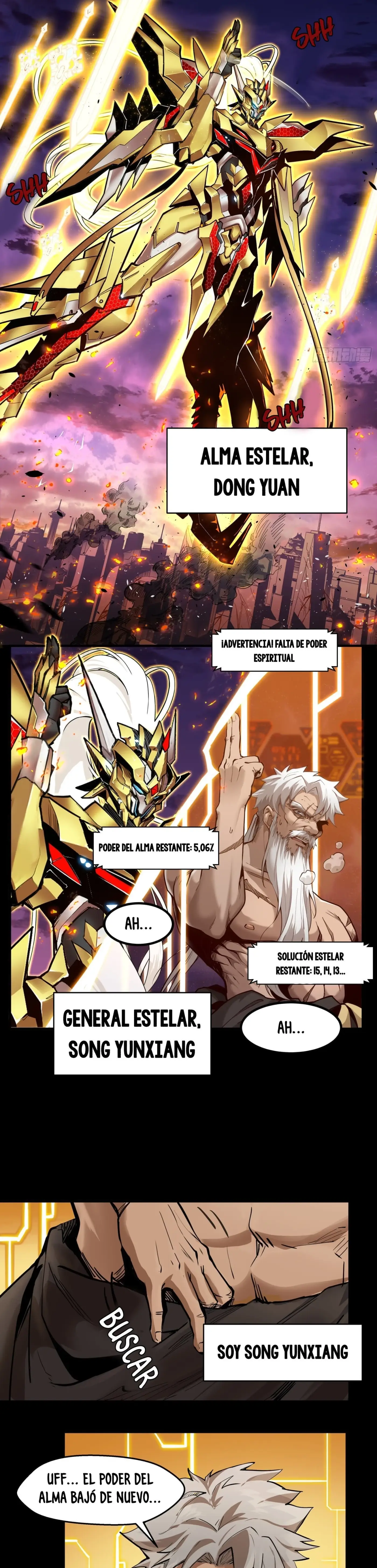 La leyenda del general estelar capítulo 1, página 8