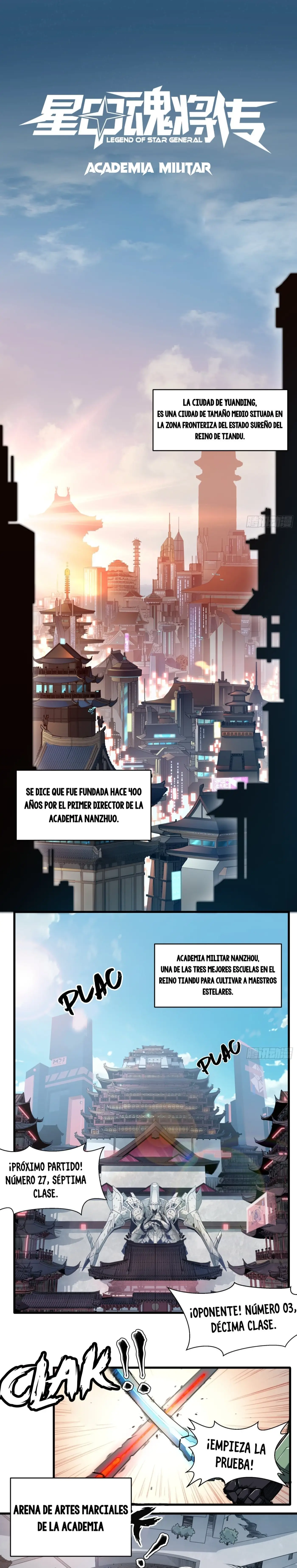 La leyenda del general estelar capítulo 5, página 3