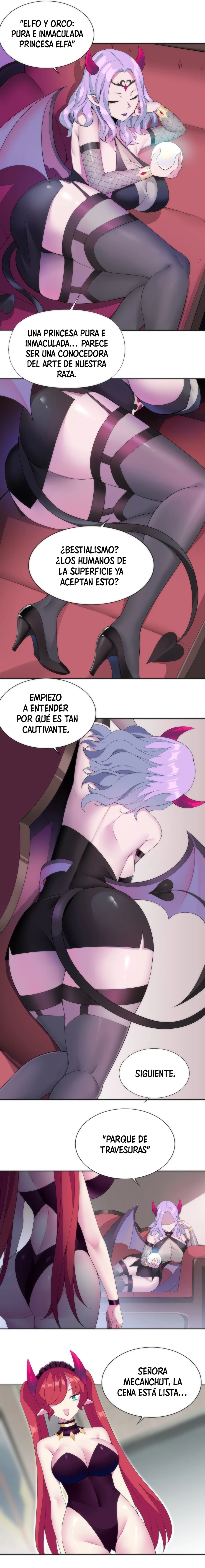 ¡La princesa elfa realmente quiere ser profanada por un orco! capítulo 30, página 7