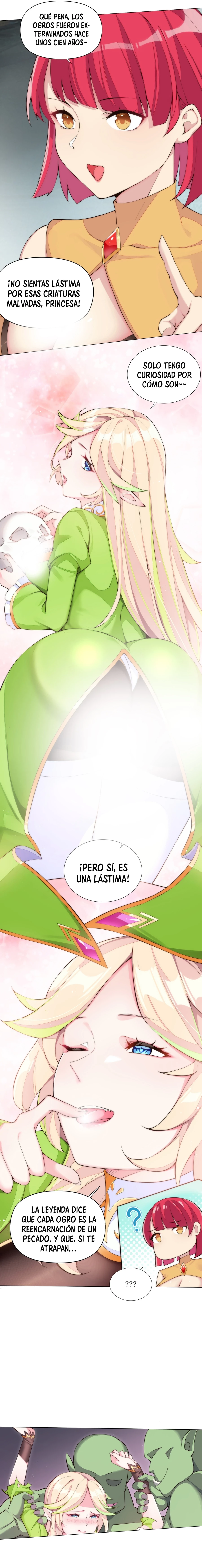 ¡La princesa elfa realmente quiere ser profanada por un orco! capítulo 1, página 14