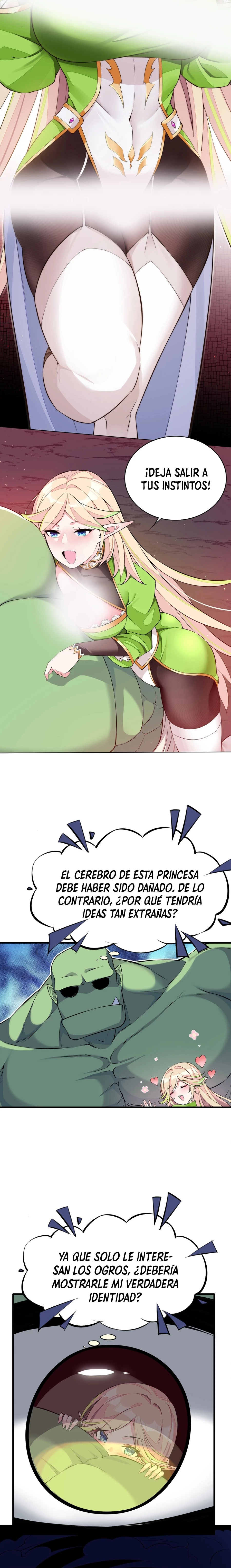 ¡La princesa elfa realmente quiere ser profanada por un orco! capítulo 2, página 11