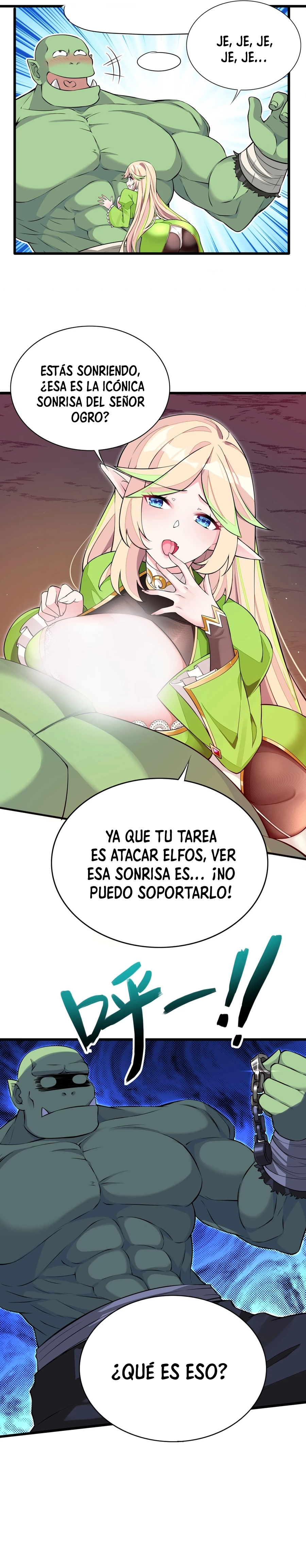 ¡La princesa elfa realmente quiere ser profanada por un orco! capítulo 2, página 14