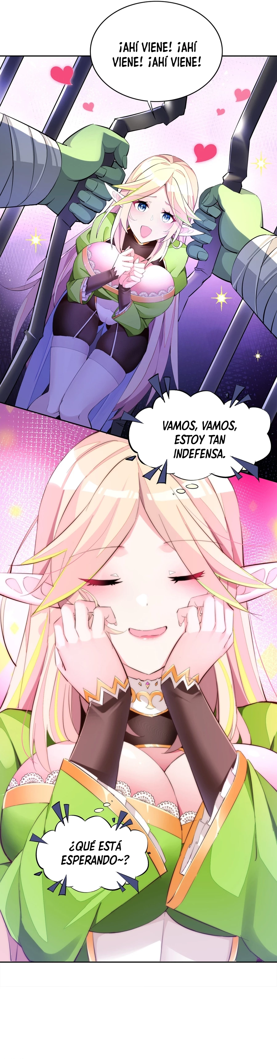 ¡La princesa elfa realmente quiere ser profanada por un orco! capítulo 3, página 6
