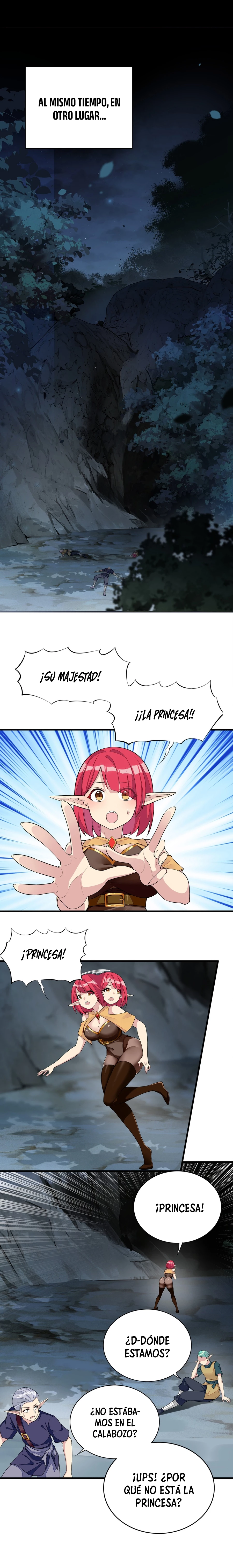 ¡La princesa elfa realmente quiere ser profanada por un orco! capítulo 3, página 8