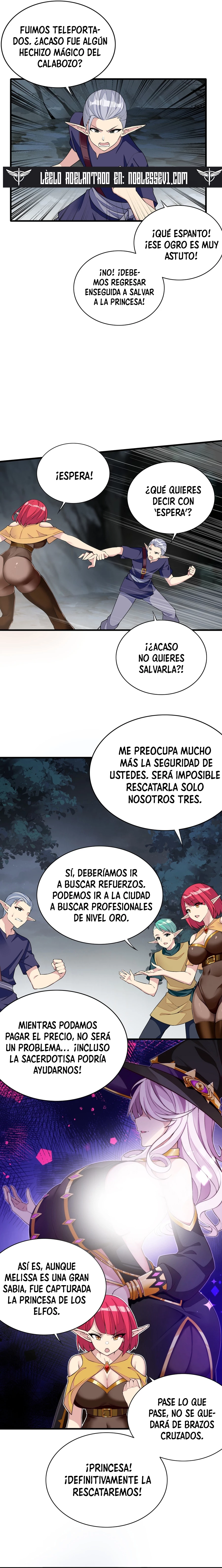 ¡La princesa elfa realmente quiere ser profanada por un orco! capítulo 3, página 9