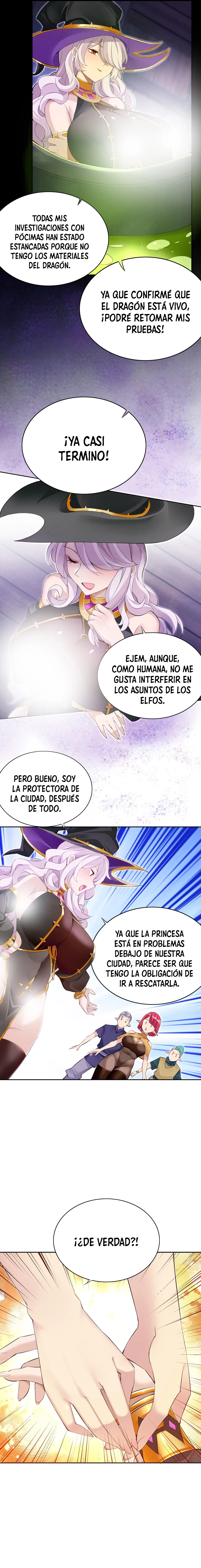 ¡La princesa elfa realmente quiere ser profanada por un orco! capítulo 4, página 9