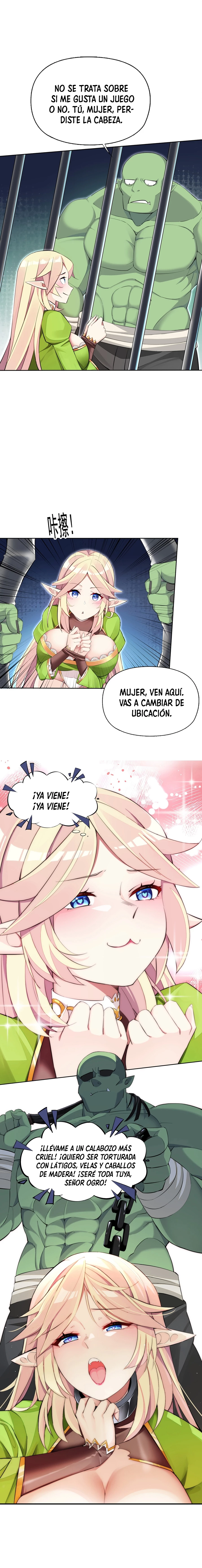 ¡La princesa elfa realmente quiere ser profanada por un orco! capítulo 5, página 5