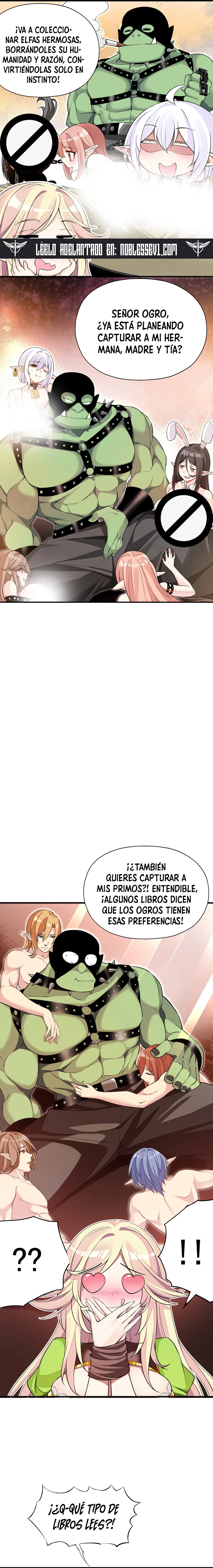 ¡La princesa elfa realmente quiere ser profanada por un orco! capítulo 5, página 8