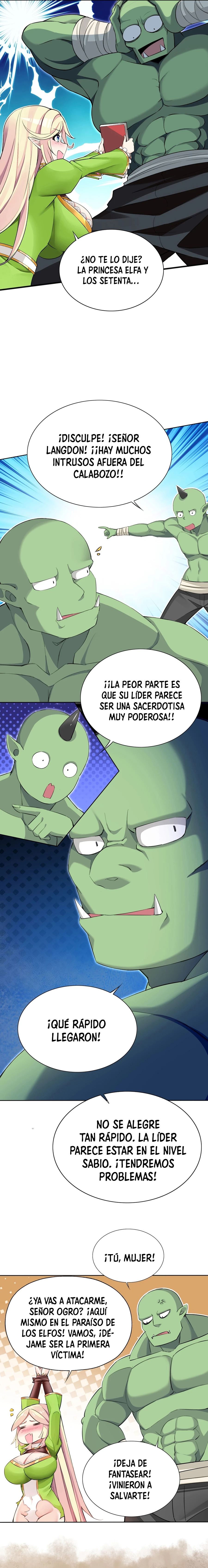 ¡La princesa elfa realmente quiere ser profanada por un orco! capítulo 5, página 9