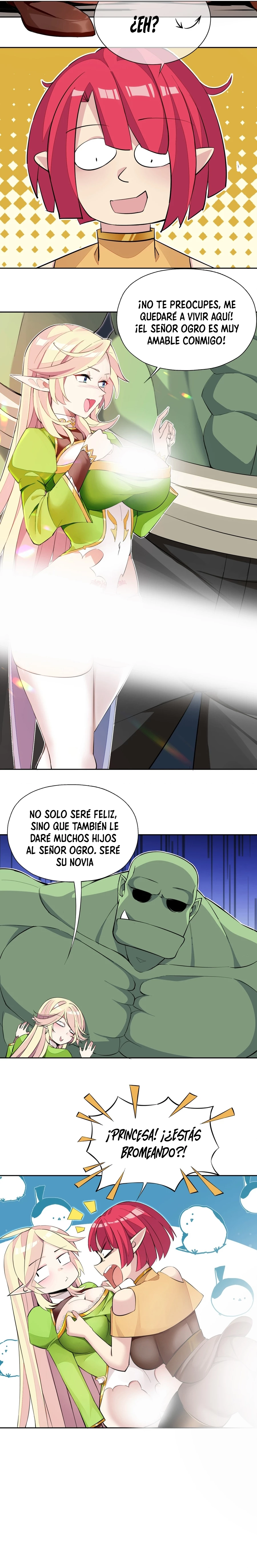 ¡La princesa elfa realmente quiere ser profanada por un orco! capítulo 5, página 19