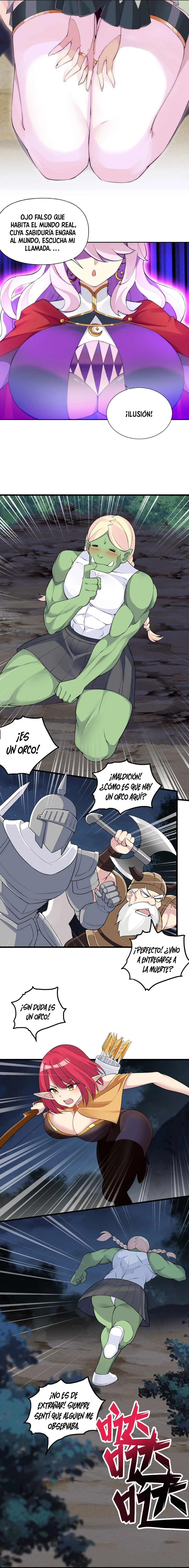 ¡La princesa elfa realmente quiere ser profanada por un orco! capítulo 9, página 4