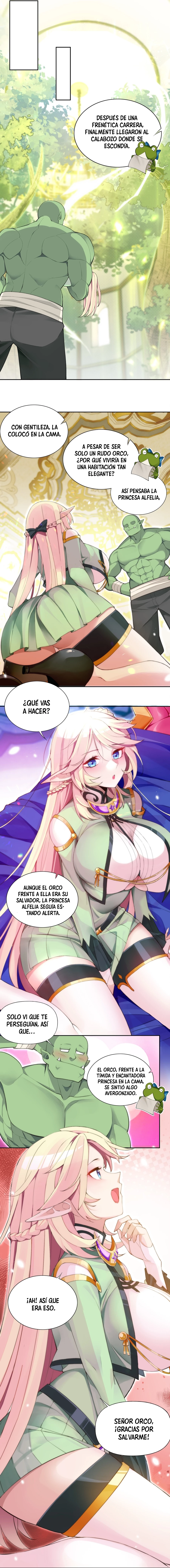 ¡La princesa elfa realmente quiere ser profanada por un orco! capítulo 9, página 10
