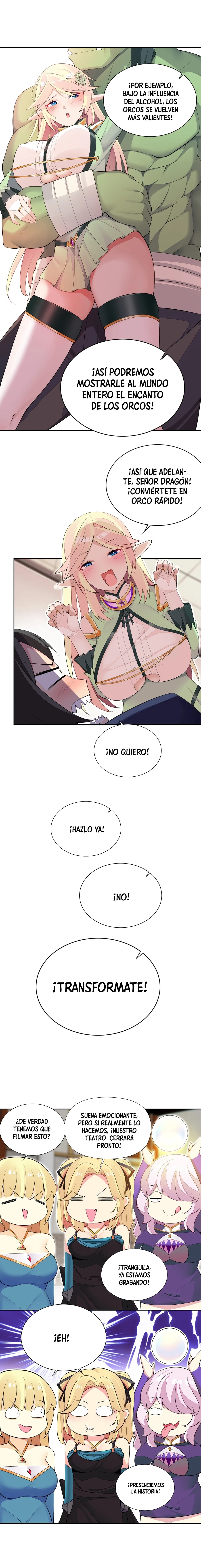 ¡La princesa elfa realmente quiere ser profanada por un orco! capítulo 14, página 8