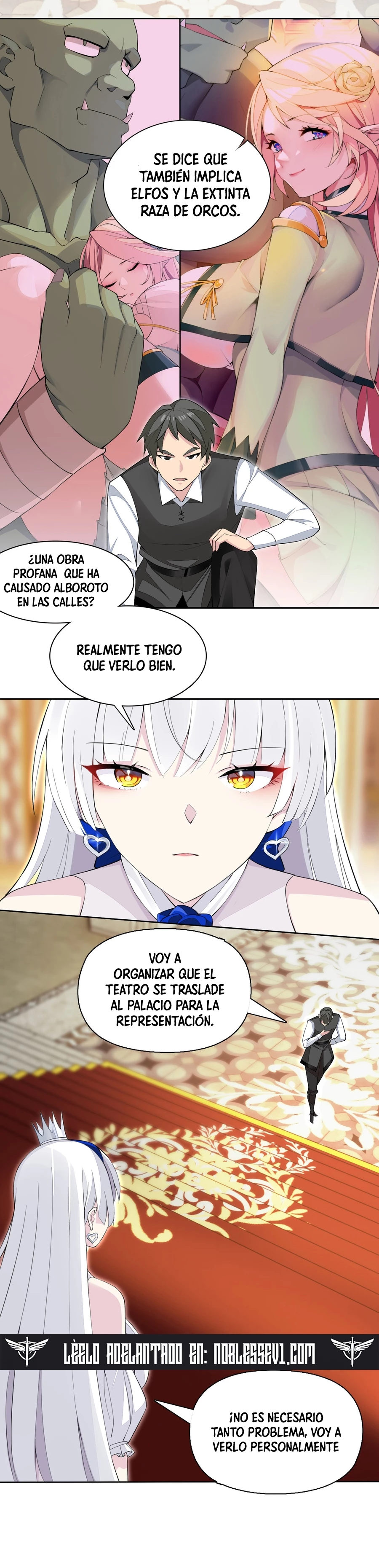 ¡La princesa elfa realmente quiere ser profanada por un orco! capítulo 15, página 5
