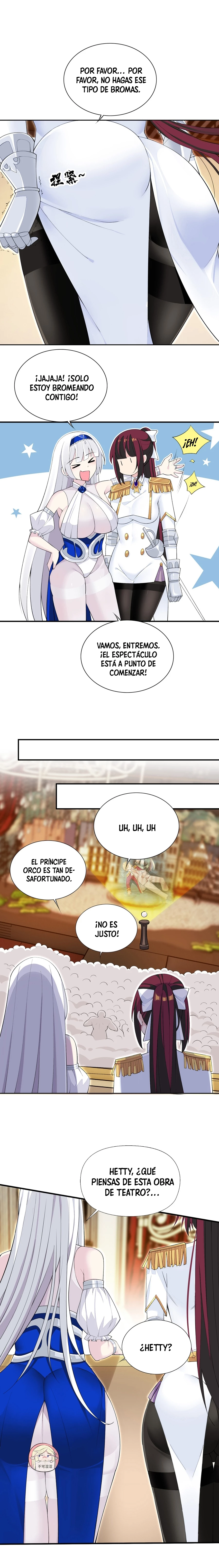 ¡La princesa elfa realmente quiere ser profanada por un orco! capítulo 15, página 9