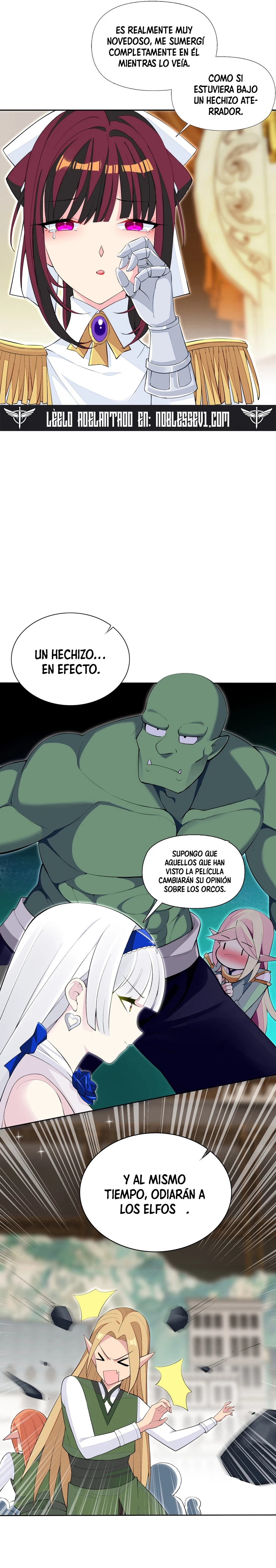 ¡La princesa elfa realmente quiere ser profanada por un orco! capítulo 15, página 10