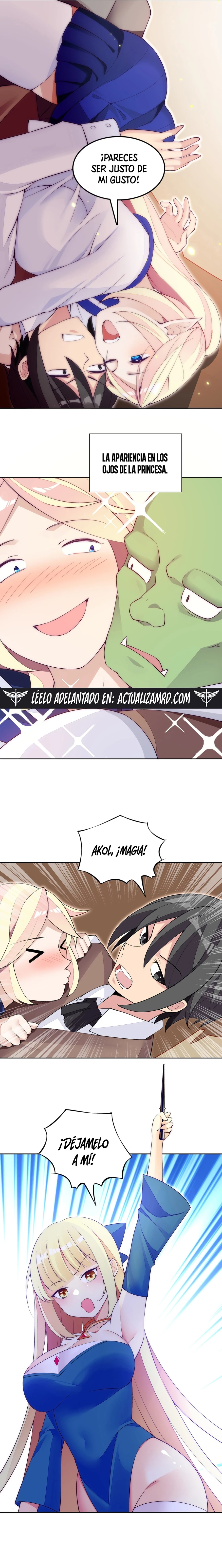 ¡La princesa elfa realmente quiere ser profanada por un orco! capítulo 25, página 9