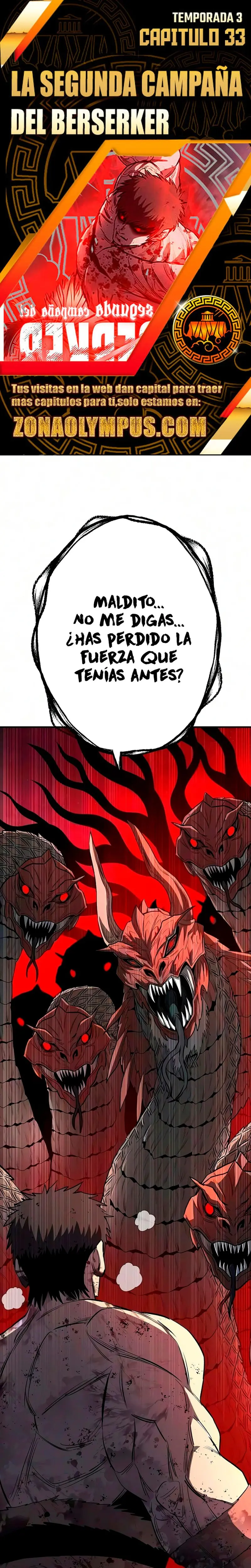 La segunda campaña del Berserker capítulo 33, página 1