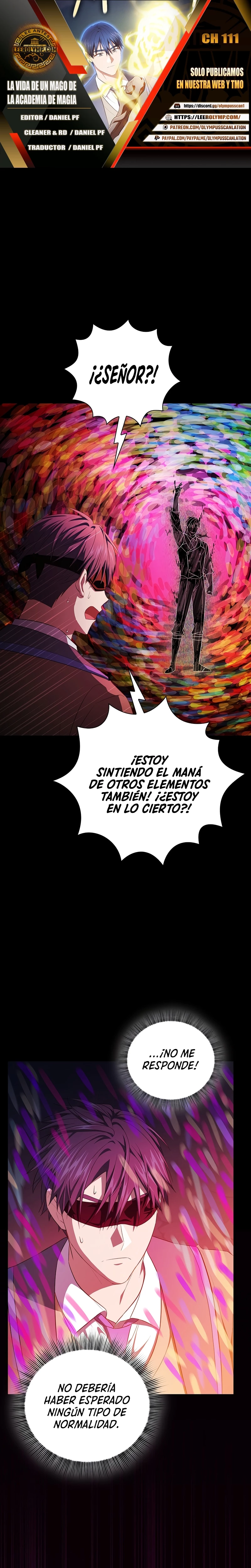 La vida de un mago de la academia de magia capítulo 111, página 1