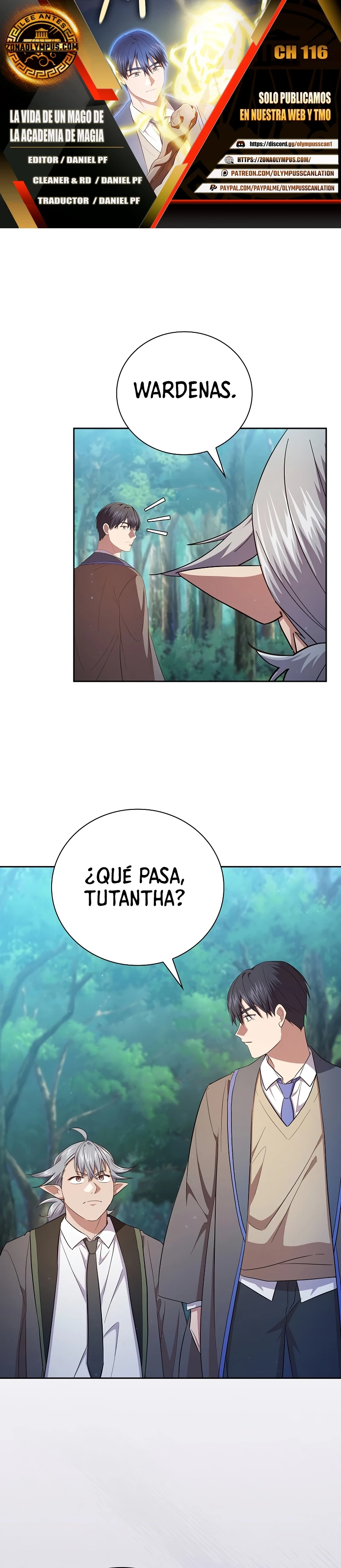 La vida de un mago de la academia de magia capítulo 116, página 1