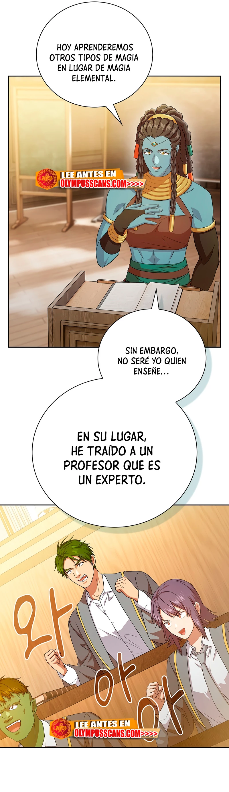 La vida de un mago de la academia de magia capítulo 53, página 55