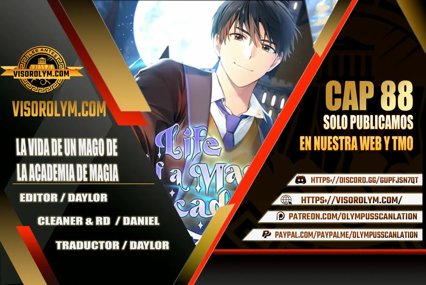 La vida de un mago de la academia de magia capítulo 88, página 1