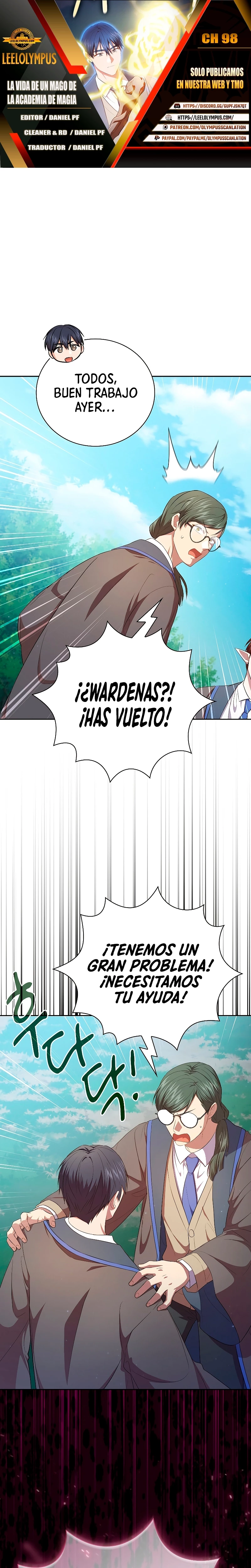 La vida de un mago de la academia de magia capítulo 98, página 1