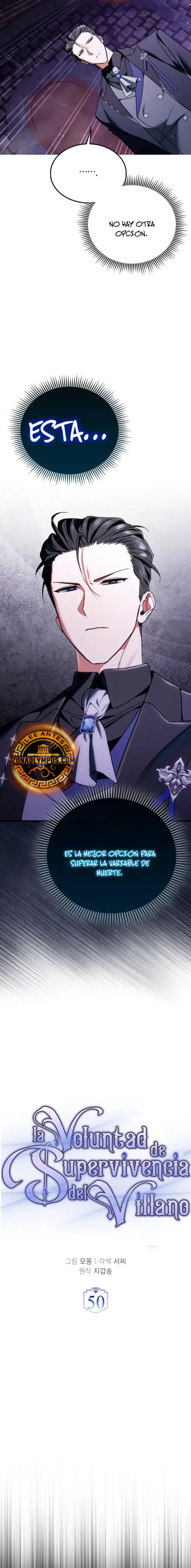 La voluntad de supervivencia del villano capítulo 50, página 2