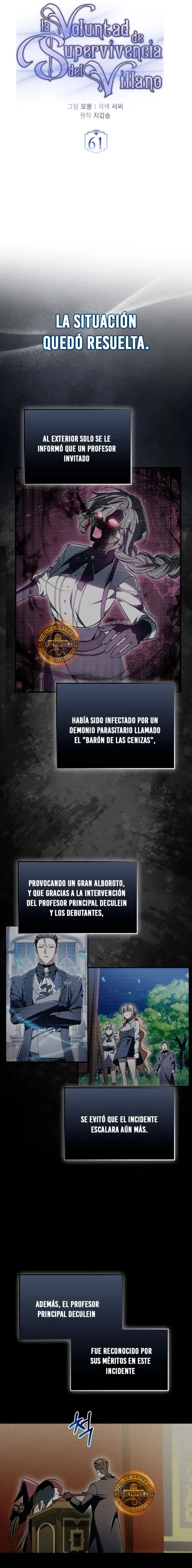 La voluntad de supervivencia del villano capítulo 61, página 19