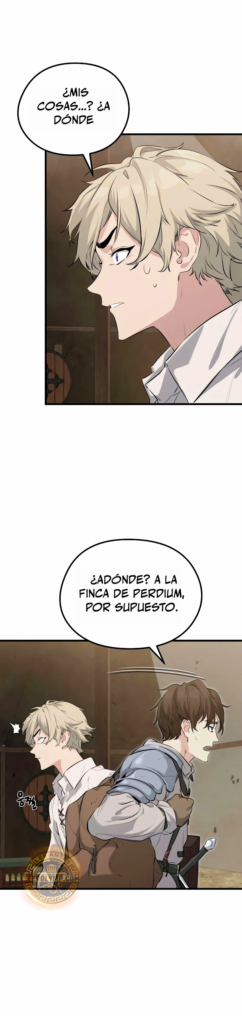 Las conspiraciones del mercenario regresado capítulo 1, página 36