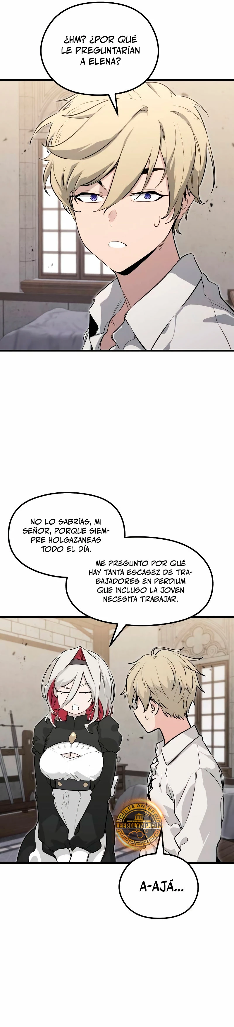 Las conspiraciones del mercenario regresado capítulo 3, página 14