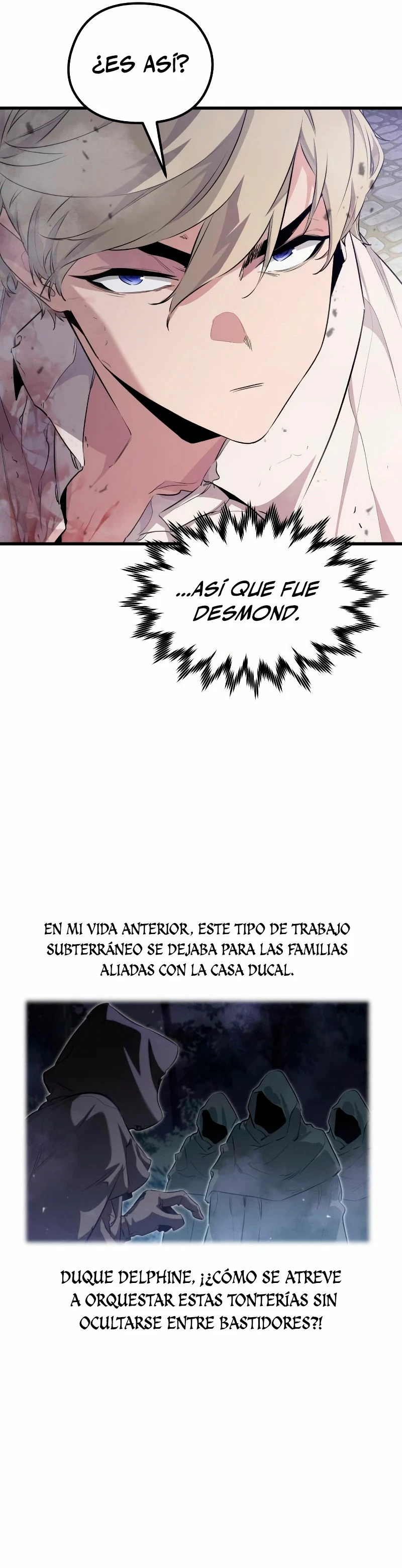 Las conspiraciones del mercenario regresado capítulo 5, página 32