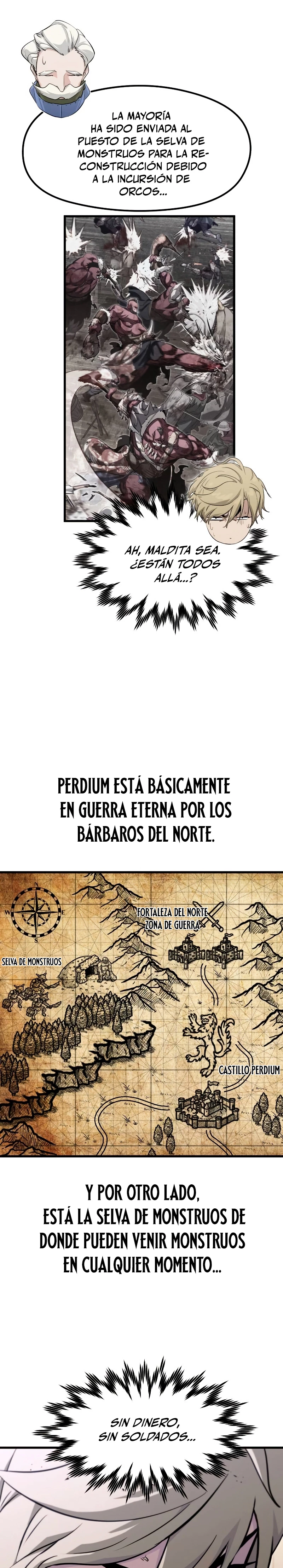 Las conspiraciones del mercenario regresado capítulo 6, página 34