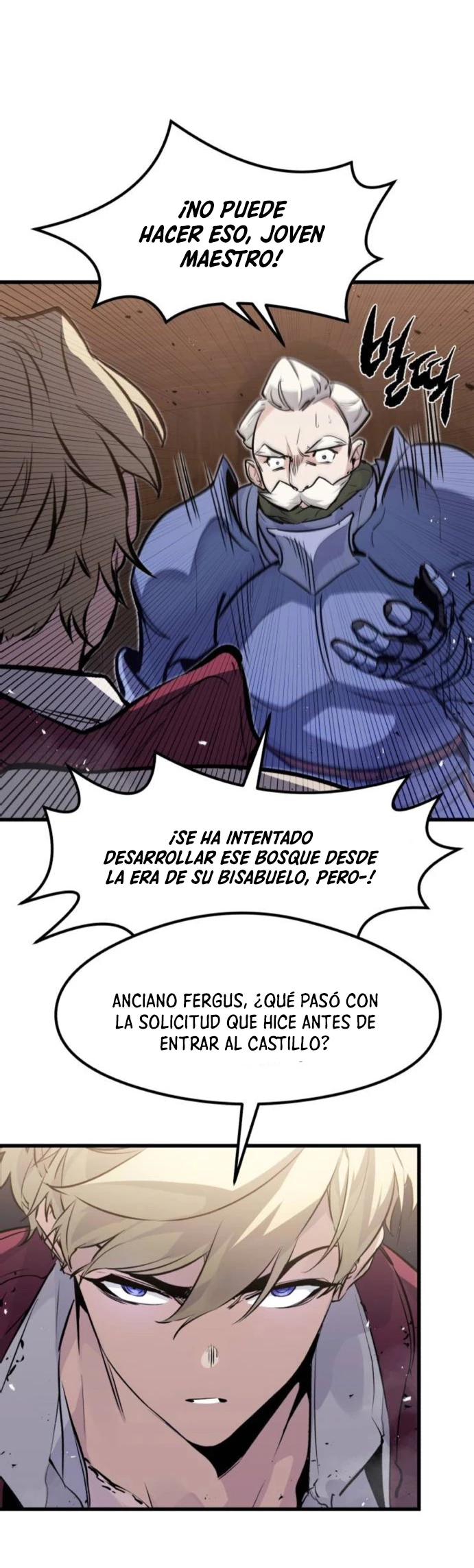 Las conspiraciones del mercenario regresado capítulo 13, página 36