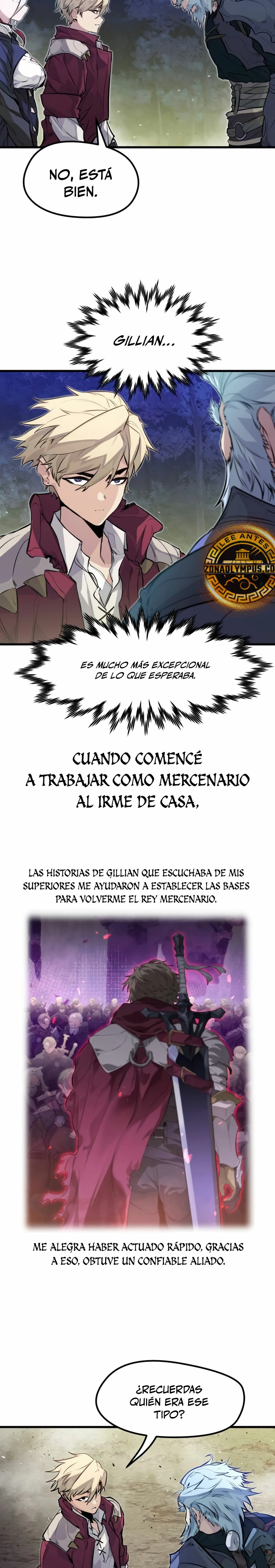 Las conspiraciones del mercenario regresado capítulo 16, página 28