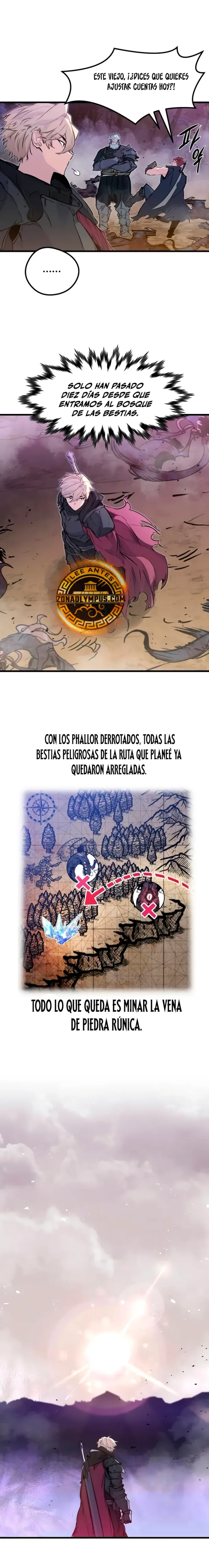 Las conspiraciones del mercenario regresado capítulo 25, página 22
