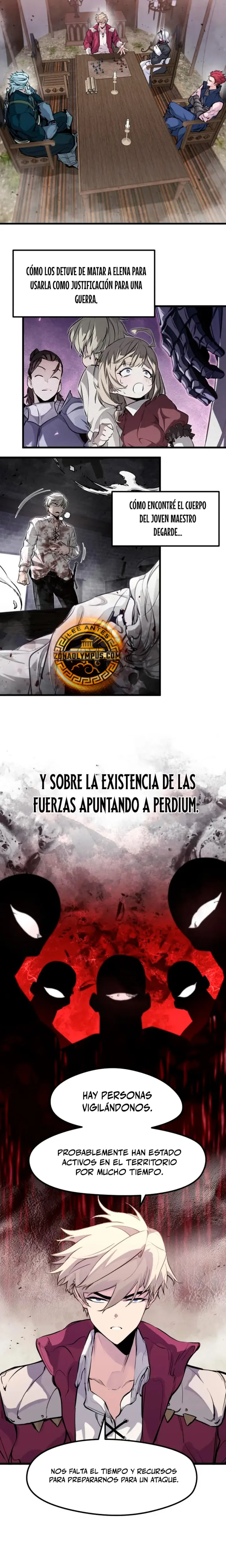 Las conspiraciones del mercenario regresado capítulo 30, página 22